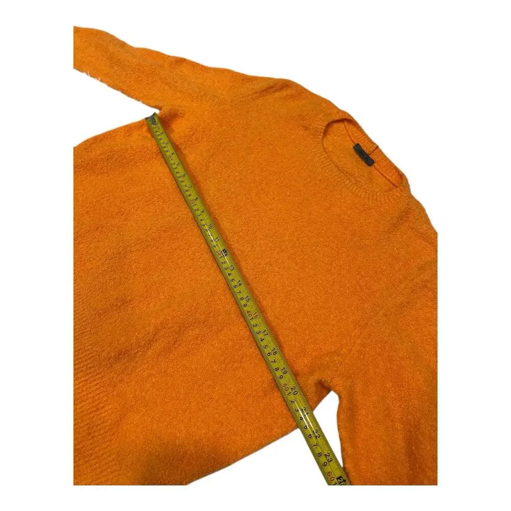 OSKA Orange Oversized Knit Sweater Size 1 XS Preppy Baggy Made in Italy
